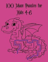 100 Maze Puzzles for Kids 4-6