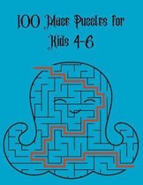 100 Maze Puzzles for Kids 4-6