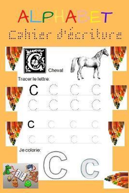 Alphabet Cahier d'écriture - cover
