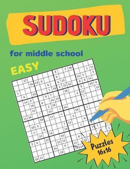 Sudoku for Middle School Easy Sudoku For Middle School Puzzles 16x16