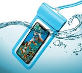 Splashbag Beschermhoes XL voor Smartphone, Blauw - Celly