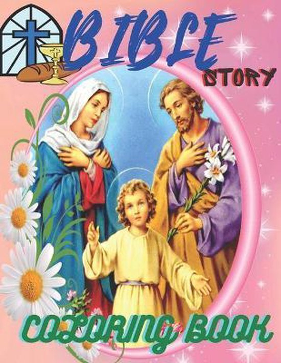 Bible Story Coloring Book, Alexandra Sharp Press 9798652056384