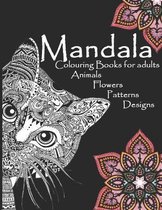 Mandala Colouring Books for adults Animals Flowers Patterns Designs