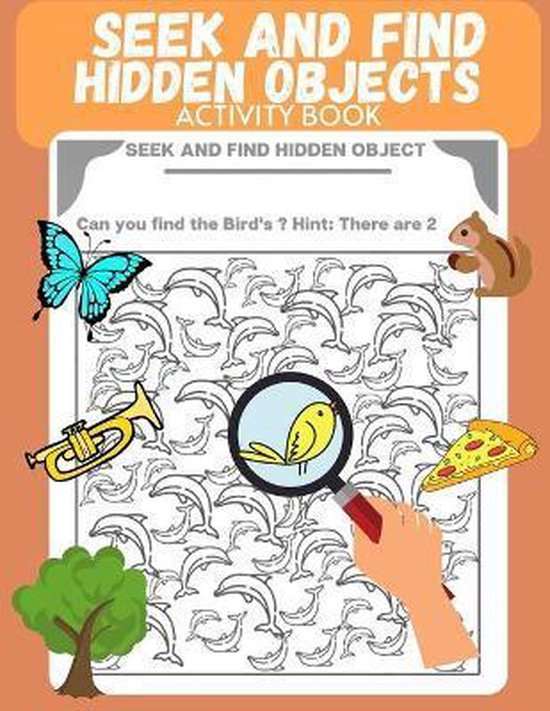 Seek and Find Hidden Objects Activity Book - cover