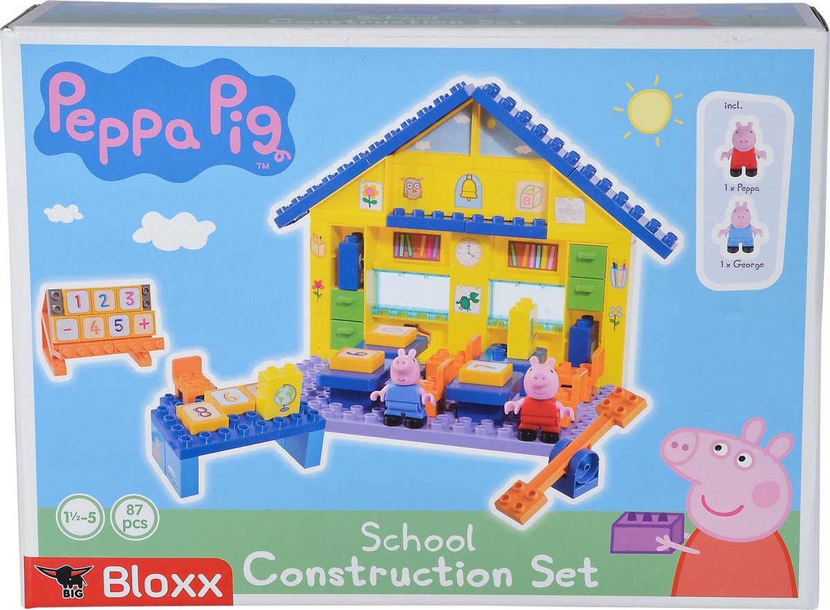 BIG Bloxx Peppa Pig Peppa's School - Constructiespeelgoed | bol.com