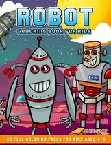 Robot Coloring Book For Kids