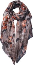 Clayre & Eef sjaal 85x180cm beige