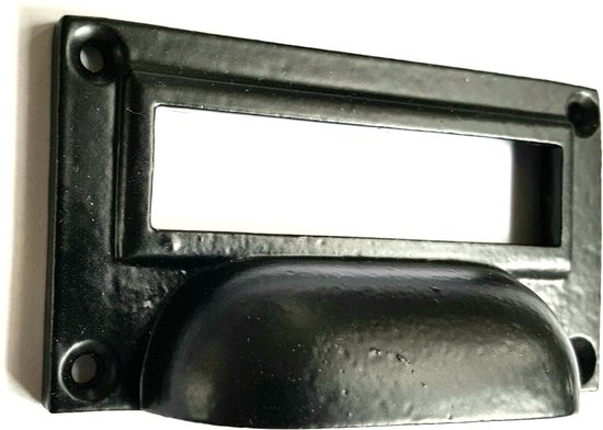 Porte-étiquette en fonte noire 80*45mm | bol