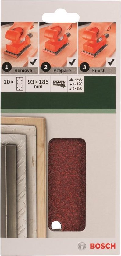 Bosch Accessoires Expert C470 schuurpapier voor excenterschuurmachines 125 mm, 8 gaten, K120 50-delig - 1 stuk(s) - 2608900912