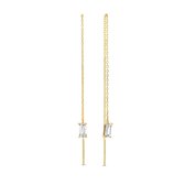 Isabel Bernard Baguette Dames Oorbellen Goud - Goudkleurig