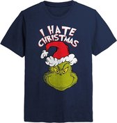 THE GRINCH - I Hate Xmas T-shirt Blauw