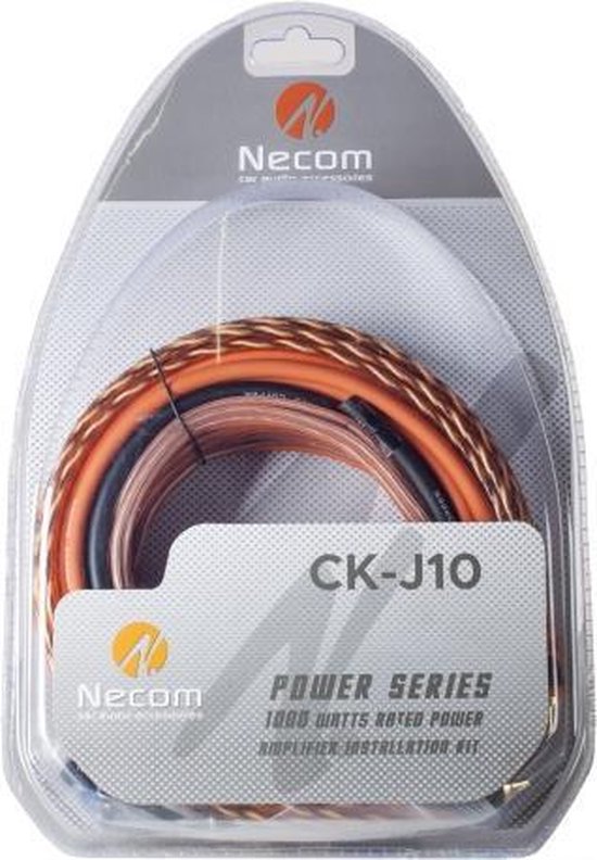kabelpakket necom ck-j10 aansluitkit 8GA/10mm2 (flexibel) | bol.com