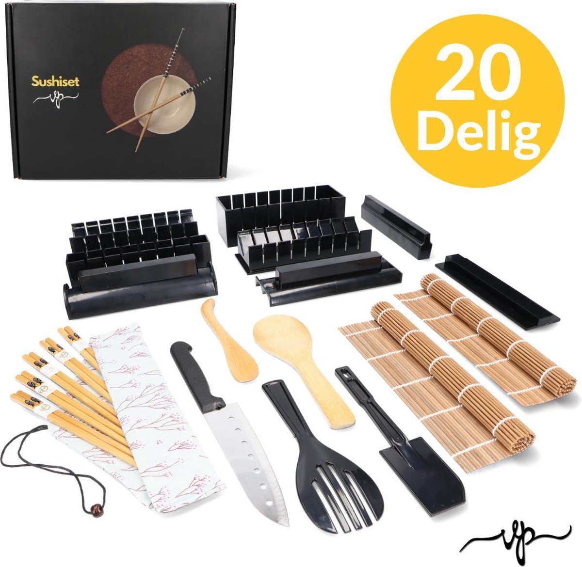 Sushiset voor 2 Personen - Hokusai The Great Wave | Cornelia Servies