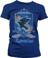 Harry Potter Dames Tshirt -S- Ravenclaw Blauw