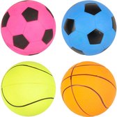 Hondenspeelgoed Rubber Alvin Sportbal Neon - 10 cm - Willekeurig - 10 cm