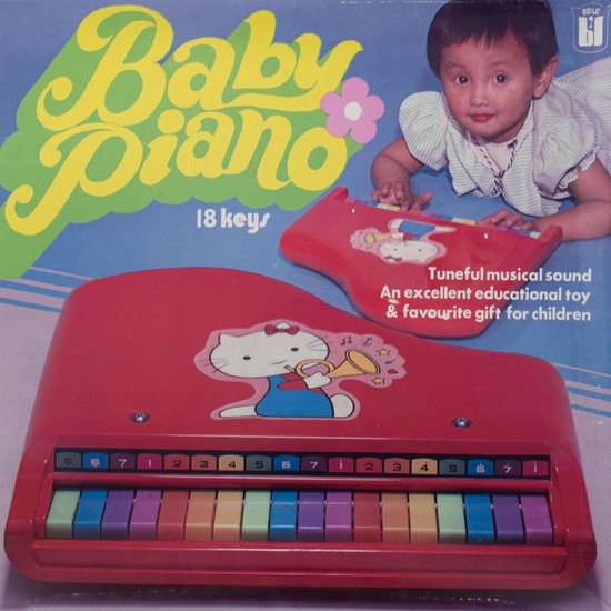 bad Omleiding priester Baby piano - 33 x 30 x 5 cm - 18 toetsen - muziek maken met kleinste onder  ons | bol.com