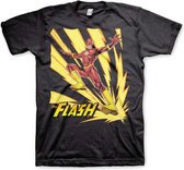 DC Comics The Flash Heren Tshirt -L- Jumping Zwart