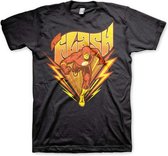 DC Comics The Flash Heren Tshirt -L- Classic Zwart