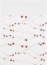 Prénatal Wieglaken - 80x100 cm - Rode Hartjes