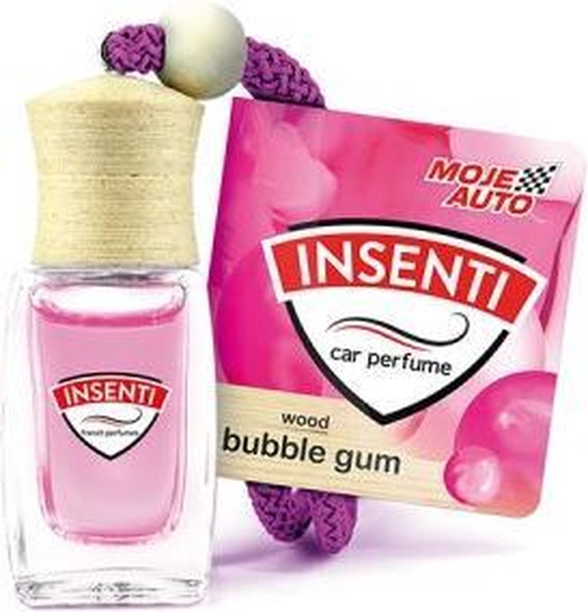 Insenti bubble gum - Luchtverfrisser - Voor in de auto - Automatisch