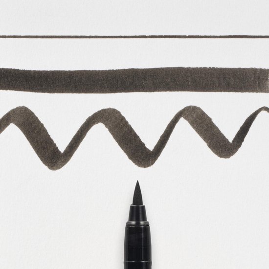 Vouwen Daarom Groet Sakura Pigma Brush Pen medium zwart | bol.com