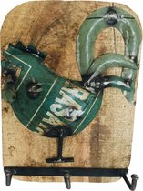 iron rooster hanger | 20x25 | mix colour