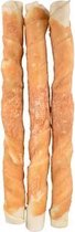 Zooselect Hondensnack R'Hide Kip Wrapped Stick 25 cm 3 stuks