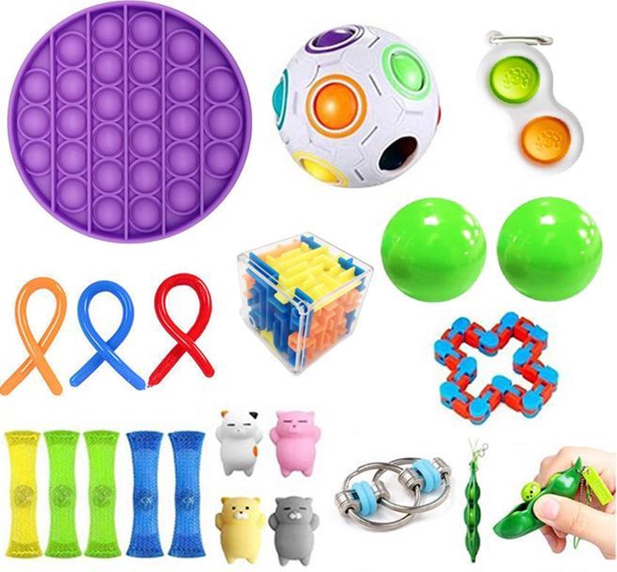 LUVIQ Fidget Toys Pakket goedkoop Set POP IT Simple