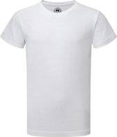 Russell Childrens Boys Korte mouw HD T-Shirt (Wit)