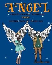 Creative Coloring Inspirations: Angel Fashion Coloring Book for Grown Ups