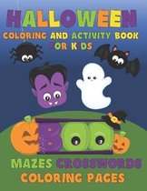 Halloween Coloring and Activity Book for Kids