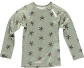 Beach & Bandits - UV Zwemshirt voor kinderen - Aloha Palm - Groen - maat 116-122cm