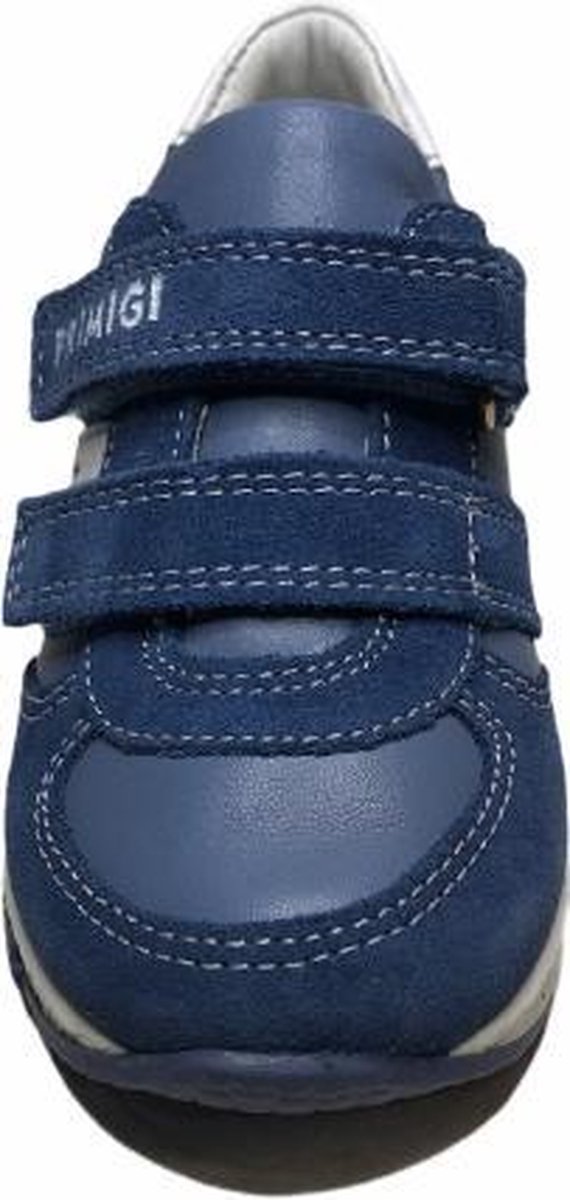 Primigi velcro lederen sneakers 3413944 Blauw wit