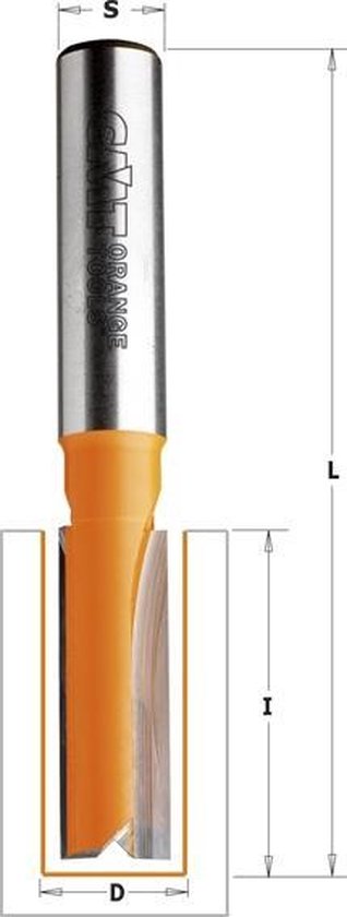 Fraise à rainurer en carbure Ø12 x 70/110 mm.