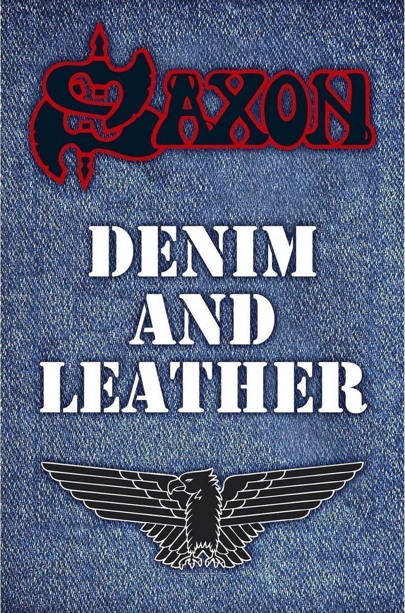 Saxon Textiel Poster Flag Denim & Leather Multicolours
