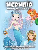 Mermaid Coloring Book For Girls