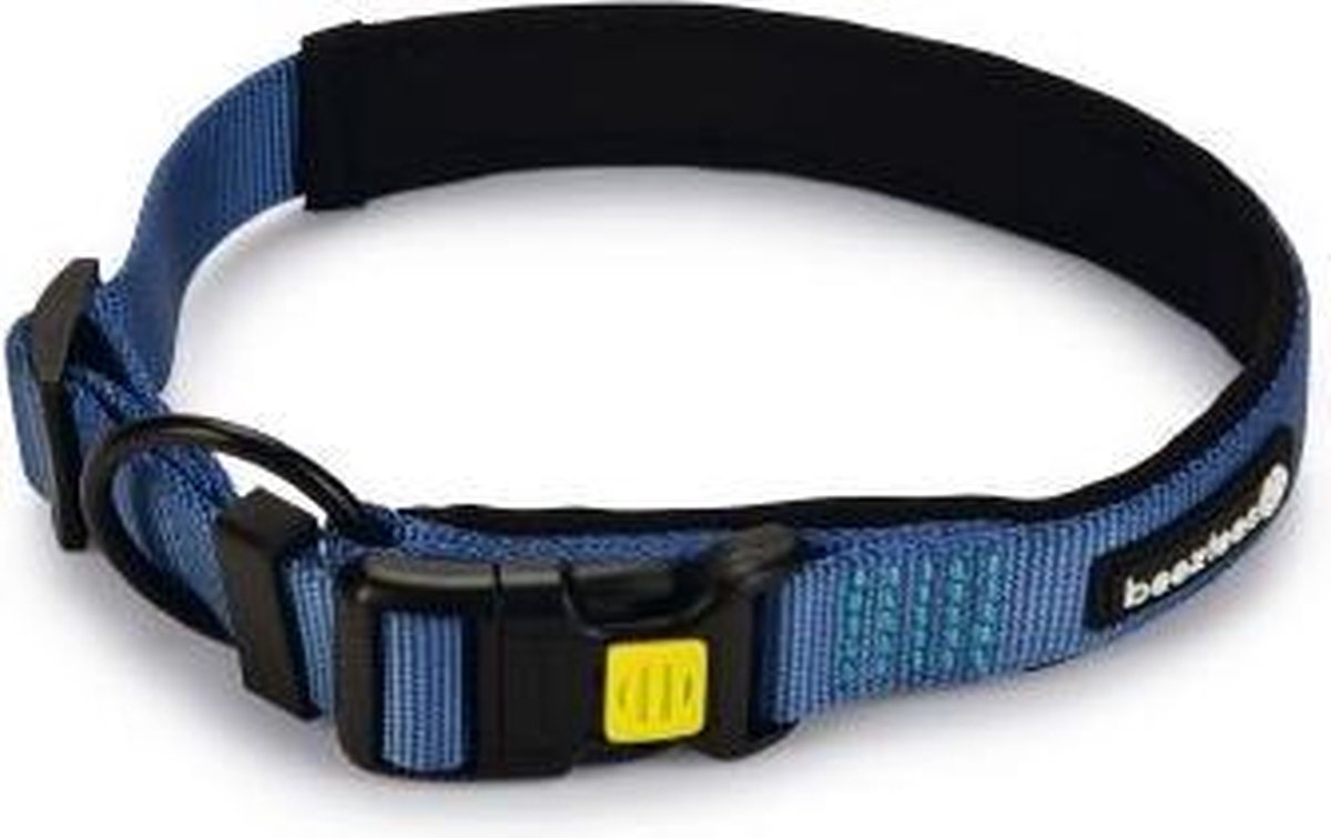 Beeztees Premium Parinca - Halsbanden - Blauw - Nylon - 30-35 CM X 20 MM