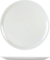 Saturnia - Pizzabord - Wit - D31cm - Porselein - (set van 6)