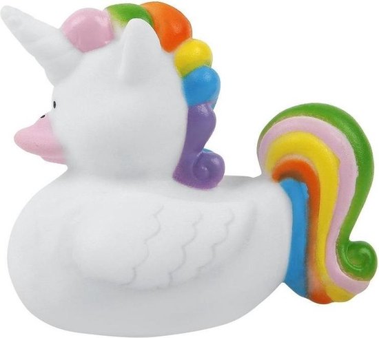 10x Rubber badeendjes Eenhoorn 7 cm - voor zwembad en douche/bad van OTMVicvan — afbeelding 2