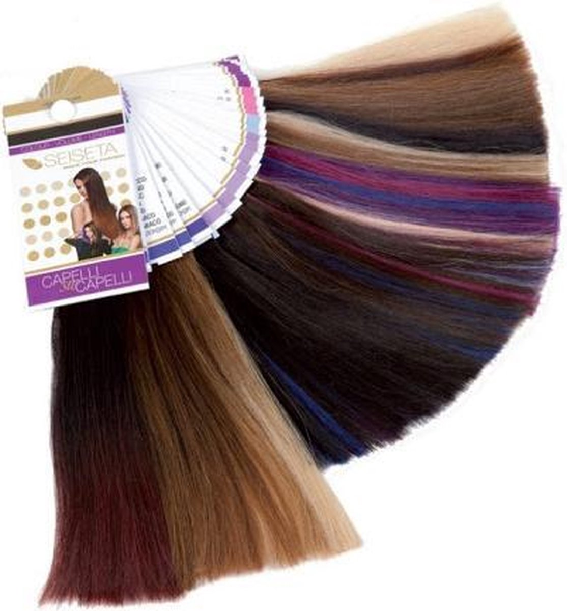 Seiseta hairextensions kleurenring