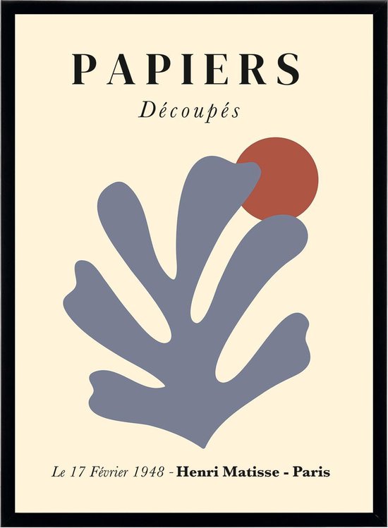 Poster Henri Matisse - Papiers Decoupes - Abstracte Kunst Print - Cut Outs - Art