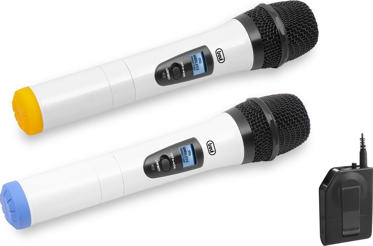 Trevi EM420R - Dubbele draadloze microfoon, 6.3mm ontvanger