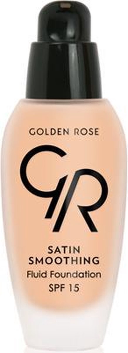 Golden Rose Satin Smoothing Fluid Foundation NO: 25 Vloeibare Foundation met SPF15 en Vitamine E