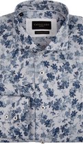 Cavallaro Napoli - Heren Overhemd - Tanio Overhemd - Blauw - Maat 40