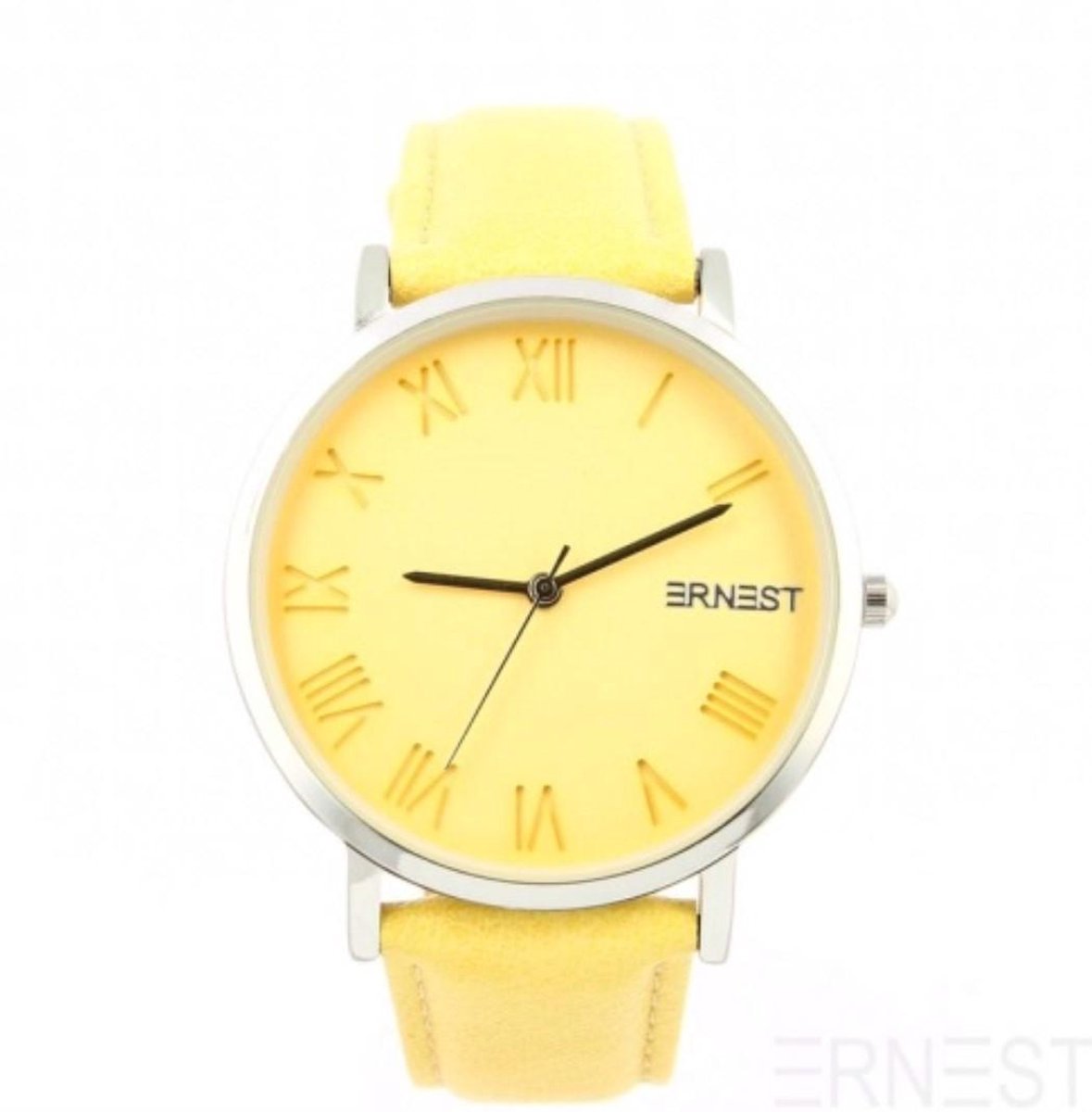 Ernest Horloge - Aspasia 40mm - lichtgeel