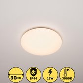 Proventa LED badkamerlamp - ⌀ 30 cm - Plafonnière voor wand & plafond - Neutraal wit