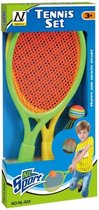 Mega Creative | tennis set | 2x racket + shuttle + balletje | kinderspeelgoed -sport