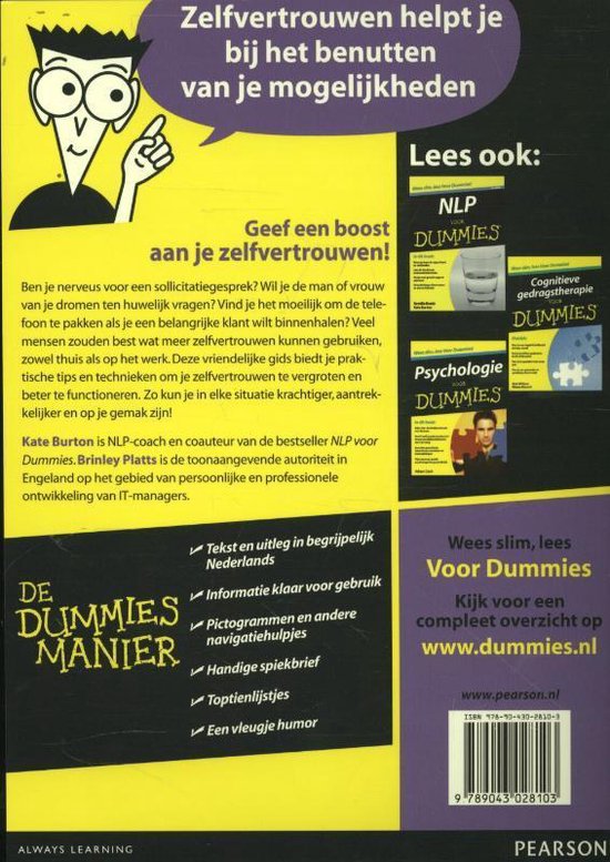 Voor Dummies - Je zelfvertrouwen vergroten voor Dummies, Brinley Platts ...