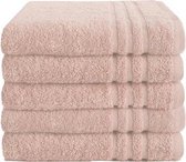 A&K Handdoek - Roze - 5 stuks - 70x140cm