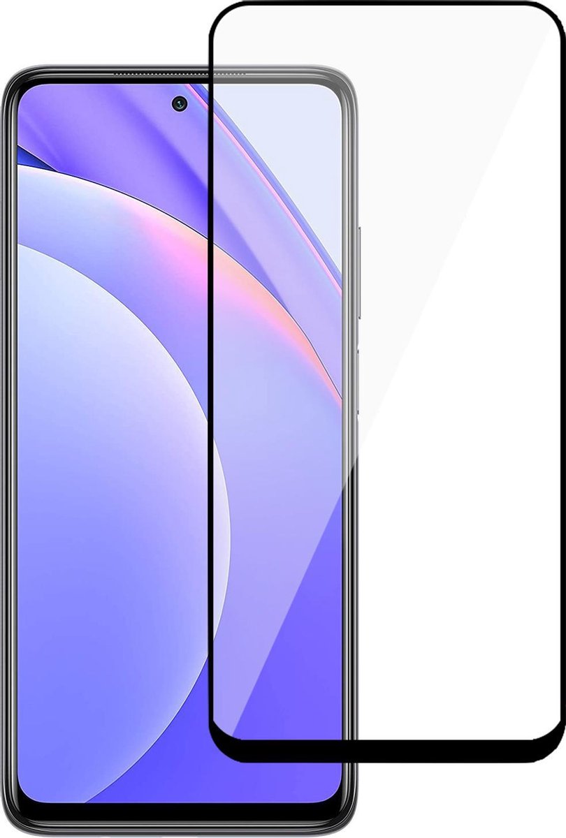 Screenprotector geschikt voor Xiaomi Mi 10T Lite - Glas Full Screen - Screen Protector